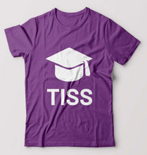 Load image into Gallery viewer, Tata Institute of Social Sciences (TISS) T-Shirt for Men-Purple-Ektarfa.online