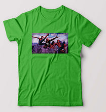 Load image into Gallery viewer, Spiderman Superhero T-Shirt for Men-flag green-Ektarfa.online