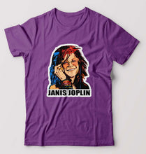Load image into Gallery viewer, Janis Joplin T-Shirt for Men-Purple-Ektarfa.online