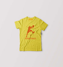 Load image into Gallery viewer, NBA Basketball Kids T-Shirt for Boy/Girl-Mustard Yellow-Ektarfa.online