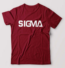 Load image into Gallery viewer, Sigma T-Shirt for Men-Maroon-Ektarfa.online