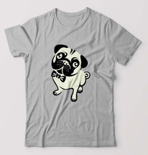 Load image into Gallery viewer, Pug Dog T-Shirt for Men-Grey Melange-Ektarfa.online