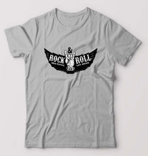 Load image into Gallery viewer, Rock and Roll T-Shirt for Men-Grey Melange-Ektarfa.online