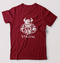 Load image into Gallery viewer, Viking T-Shirt for Men-Maroon-Ektarfa.online