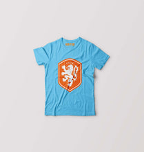 Load image into Gallery viewer, Netherlands Football Kids T-Shirt for Boy/Girl-Light Blue-Ektarfa.online