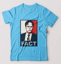 Load image into Gallery viewer, Dwight Schrute T-Shirt for Men-Light Blue-Ektarfa.online