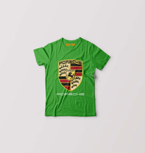 Load image into Gallery viewer, Porsche Logo Kids T-Shirt for Boy/Girl-Flag Green-Ektarfa.online