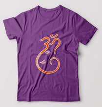 Load image into Gallery viewer, Ganpati JI(Ganesh) T-Shirt for Men-Purple-Ektarfa.online