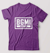 Load image into Gallery viewer, Battlegrounds Mobile India (BGMI) T-Shirt for Men-Purple-Ektarfa.online
