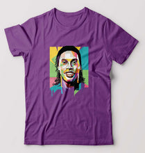 Load image into Gallery viewer, Ronaldinho T-Shirt for Men-Purple-Ektarfa.online