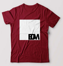 Load image into Gallery viewer, EDM T-Shirt for Men-Maroon-Ektarfa.online