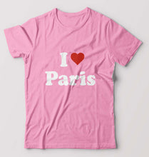 Load image into Gallery viewer, I Love Paris T-Shirt for Men-Light Baby Pink-Ektarfa.online