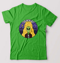 Load image into Gallery viewer, Alien T-Shirt for Men-flag green-Ektarfa.online