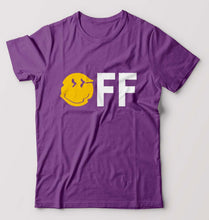 Load image into Gallery viewer, Emoji Off T-Shirt for Men-Purple-Ektarfa.online