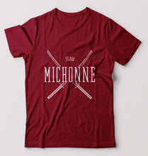 Load image into Gallery viewer, Team Michonne T-Shirt for Men-Maroon-Ektarfa.online