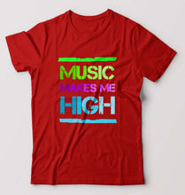 Load image into Gallery viewer, Music T-Shirt for Men-Red-Ektarfa.online