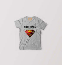 Load image into Gallery viewer, Superman Superhero Kids T-Shirt for Boy/Girl-Grey-Ektarfa.online
