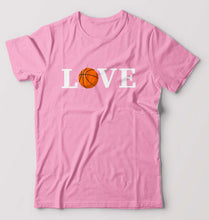 Load image into Gallery viewer, NBA Basketball Love T-Shirt for Men-Light Baby Pink-Ektarfa.online