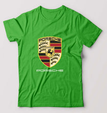 Load image into Gallery viewer, Porsche T-Shirt for Men-Flag Green-Ektarfa.online
