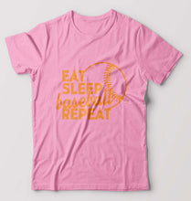 Load image into Gallery viewer, Baseball T-Shirt for Men-Light Baby Pink-Ektarfa.online