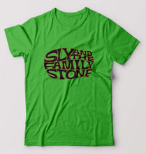 Load image into Gallery viewer, Sly and the Family Stone T-Shirt for Men-flag green-Ektarfa.online