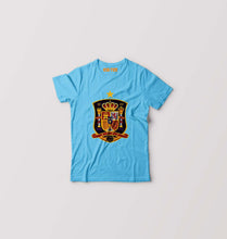 Load image into Gallery viewer, Spain Football Kids T-Shirt for Boy/Girl-Light Blue-Ektarfa.online