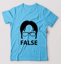 Load image into Gallery viewer, Dwight Schrute T-Shirt for Men-Light Blue-Ektarfa.online