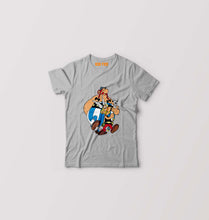 Load image into Gallery viewer, Asterix Kids T-Shirt for Boy/Girl-Grey-Ektarfa.online