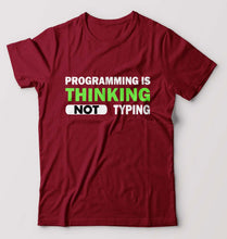 Load image into Gallery viewer, Programmer T-Shirt for Men-Maroon-Ektarfa.online