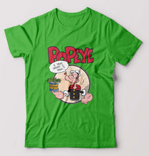 Load image into Gallery viewer, Popeye T-Shirt for Men-flag green-Ektarfa.online