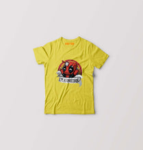 Load image into Gallery viewer, Deadpool Unicorn T-Shirt for Boy/Girl-Yellow-Ektarfa.online