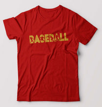 Load image into Gallery viewer, Baseball T-Shirt for Men-Red-Ektarfa.online