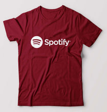 Load image into Gallery viewer, Spotify T-Shirt for Men-Maroon-Ektarfa.online