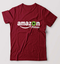 Load image into Gallery viewer, Amazon Prime T-Shirt for Men-Maroon-Ektarfa.online