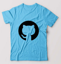Load image into Gallery viewer, GitHub T-Shirt for Men-Light Blue-Ektarfa.online