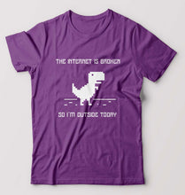 Load image into Gallery viewer, Internet Funny T-Shirt for Men-Purple-Ektarfa.online