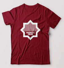 Load image into Gallery viewer, Magnetic fields T-Shirt for Men-Maroon-Ektarfa.online