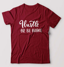Load image into Gallery viewer, Hustle T-Shirt for Men-Maroon-Ektarfa.online