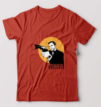 Load image into Gallery viewer, James Bond 007 T-Shirt for Men-Brick Red-Ektarfa.online