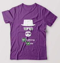 Load image into Gallery viewer, Geek Coder T-Shirt for Men-Purple-Ektarfa.online