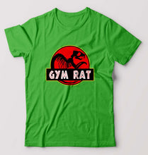 Load image into Gallery viewer, Gym Rat T-Shirt for Men-flag green-Ektarfa.online