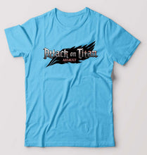 Load image into Gallery viewer, Attack on Titan T-Shirt for Men-Light Blue-Ektarfa.online