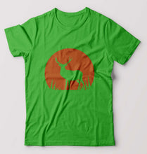 Load image into Gallery viewer, Deer T-Shirt for Men-flag green-Ektarfa.online