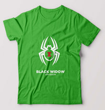 Load image into Gallery viewer, Black Widow Spider T-Shirt for Men-flag green-Ektarfa.online