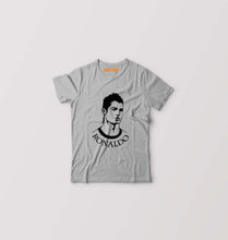 Load image into Gallery viewer, Cristiano Ronaldo CR7 Kids T-Shirt for Boy/Girl-Grey-Ektarfa.online