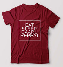Load image into Gallery viewer, Daaru T-Shirt for Men-Maroon-Ektarfa.online