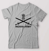 Load image into Gallery viewer, Indian Army T-Shirt for Men-Grey Melange-Ektarfa.online