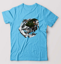 Load image into Gallery viewer, Attack on Titan T-Shirt for Men-Light Blue-Ektarfa.online
