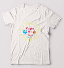 Load image into Gallery viewer, Dog Positive Vibes T-Shirt for Men-White-Ektarfa.online
