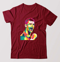 Load image into Gallery viewer, Novak Djokovic Tennis T-Shirt for Men-Maroon-Ektarfa.online